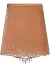 Rabanne Crystal-embellished Skirt In Neutrals