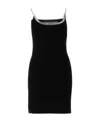 Rabanne Crystal-embellished Sleeveless Minidress In Black