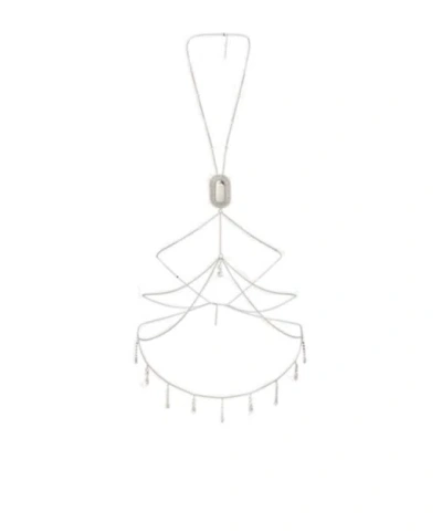 Rabanne Crystal-embellished Body Chain In White