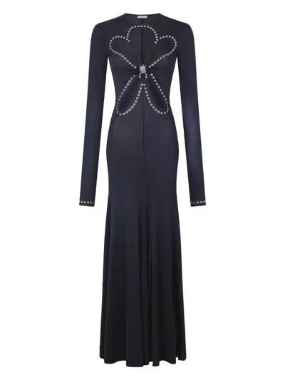 RABANNE CUT-OUT EVENING DRESS