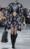 Rabanne Cutout Mini Dress In Floral
