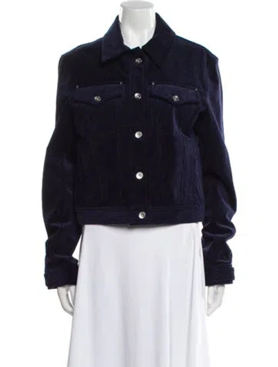 Pre-owned Rabanne Denim Jacket W/ Tags In Blue