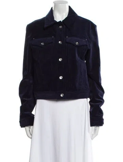 Pre-owned Rabanne Denim Jacket W/ Tags In Blue