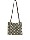Rabanne Disc-detailing Shoulder Bag In Gold