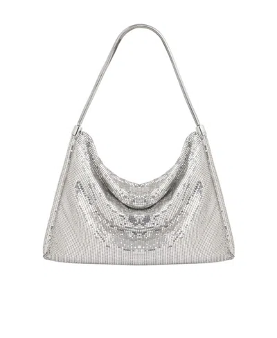 Rabanne Disc-embellished Shoulder Bag In White