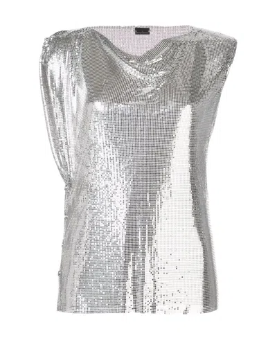 RABANNE PACO RABANNE SEQUIN-EMBELLISHED TANK TOP