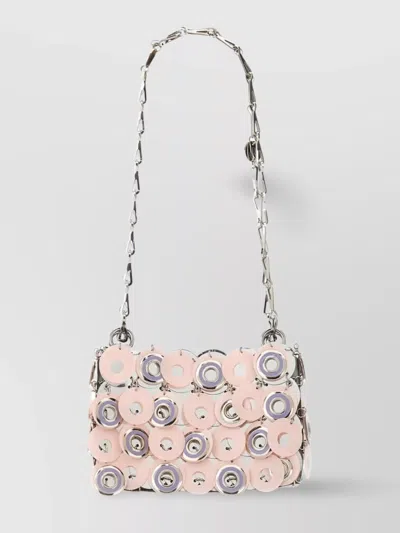 Rabanne "disques Brillants" Shoulder Bag In Multi