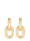 Rabanne Chain Hoop Earrings In Golden