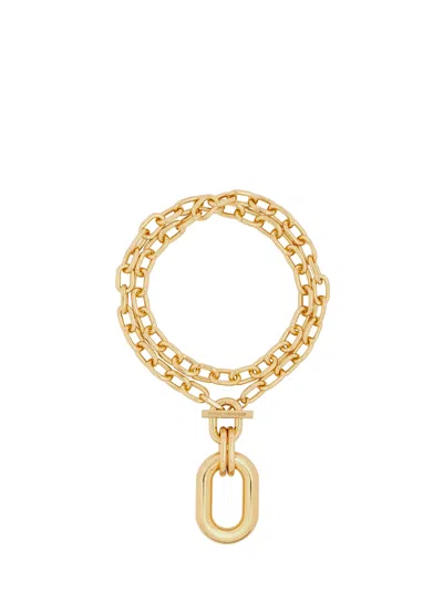 Rabanne Double Xl Link Chain Necklace In Gold