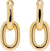 Rabanne Gold Double Xl Link Earrings