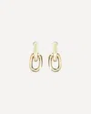 Rabanne Double Xl Link Earrings In Gold