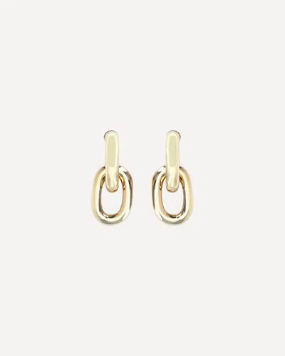 Rabanne Double Xl Link Earrings In Gold