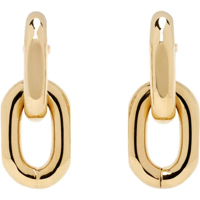 Rabanne Double Xl Link Earrings In Gold