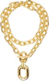 Rabanne Double Xl Link Pendant Necklace