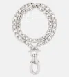 Rabanne Double Xl Necklace In Silver