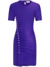 Rabanne Drapé Pression Short Dress