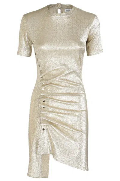 RABANNE RABANNE DRAPED DRESS