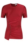 RABANNE DRAPED FRONT T-SHIRT