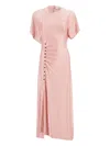 Rabanne Maxi Dress In 粉色