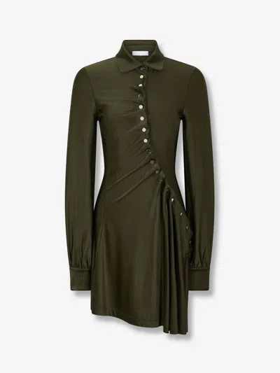 RABANNE RABANNE DRAPED MINI DRESS