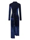 Rabanne Long Dress In Blue