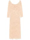 Rabanne Maxi Dress With Sequins In P Raffia