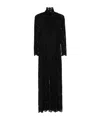 Rabanne Florales Maxikleid Mit Spitzenapplikation