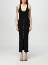 Rabanne Maxi Dress In Black