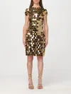 Rabanne Paillette-embellished Chainmail Mini Dress In Gold