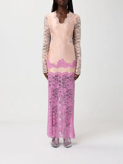 Rabanne Dress Woman  In Pink