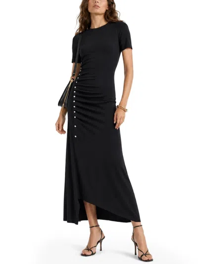 Rabanne Long Dress Black Viscose Maxi Dress