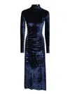 Rabanne Long Dress In Blue