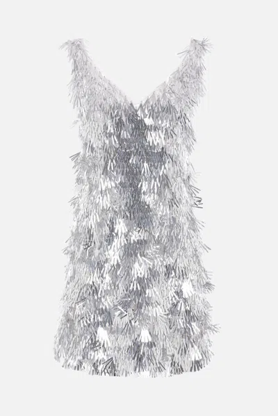 Rabanne Dresses In Silver