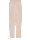 Rabanne Drop-crotch Trousers In Neutrals
