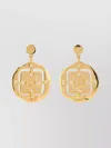 Rabanne Drop Pendant Metal Earrings