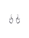 Rabanne Double Xl Link Earrings In Neutral