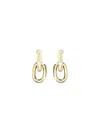 Rabanne Double Xl Link Earrings In Gold