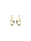 Rabanne Double Xl Link Earrings In Gold