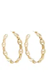 Rabanne Chain-link Hoop Earrings