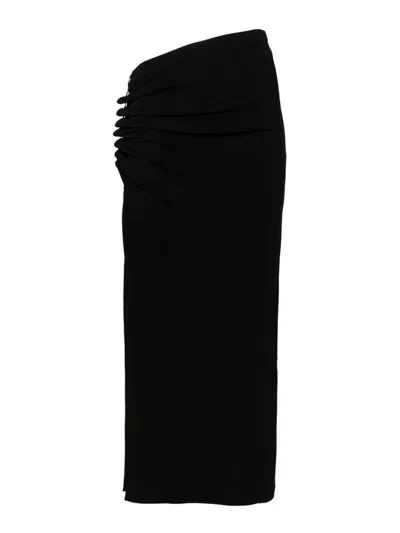 RABANNE ELASTIC SKIRT WITH SIDE SLIT
