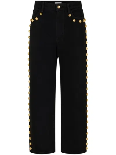 RABANNE EMBELLISHED BOYFRIEND JEANS