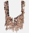 Rabanne Embellished Bralette In Gold