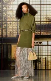 Rabanne Embellished Fringe Maxi Skirt In Silver