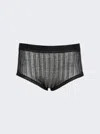 Rabanne Embellished High Waist Briefs In Black