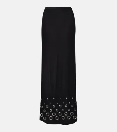 RABANNE EMBELLISHED MAXI SKIRT