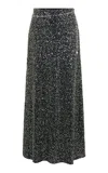 Rabanne Embellished Maxi Skirt In Black