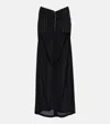 Rabanne Sparkle Detail Column Maxi Skirt In Black