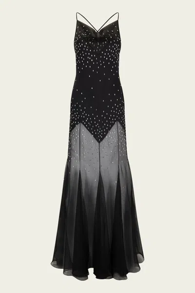 Rabanne Embellished Strap Dress In Black