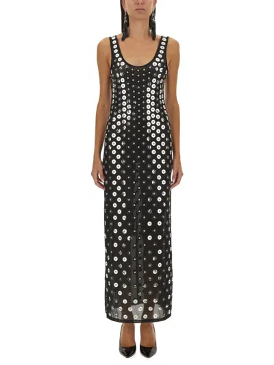Rabanne Embroidered Long Dress