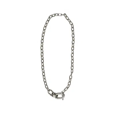 Rabanne Extended Chain-link Necklace With Silver Pendant